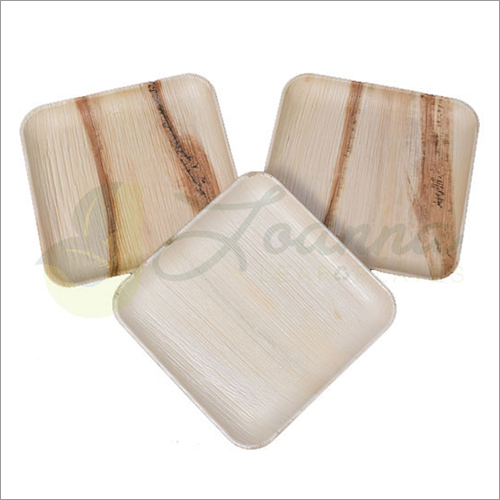 10 Inch Square Areca Plates