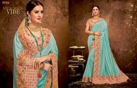 Mahotsav By Ashtika - Art Silk Designer Party Wear Sarees | Embroidered, Bollywood Style, Hand Embroidery For All Seasons