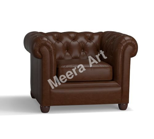 One Seater Leather Sofa