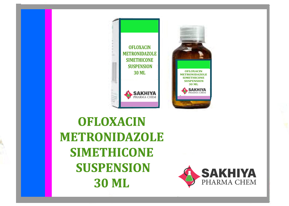 Ofloxacin + Metronidazole + Simethicone 30ml Suspension