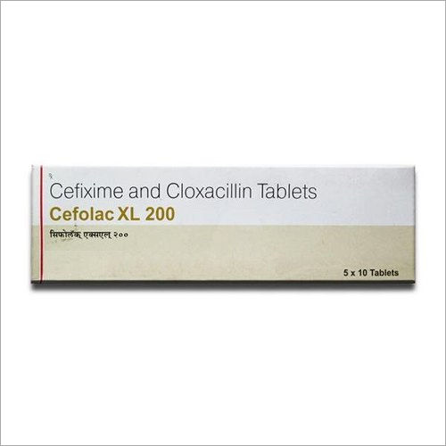 Cefixime And Cloxacillin Tablet