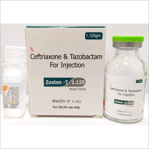 1.125gm Ceftriaxone and Tazobactam For Injection