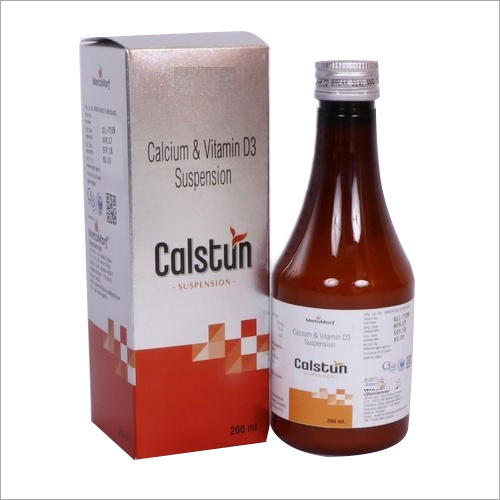 200 Ml Calcium And Vitamin D3 Suspension General Medicines