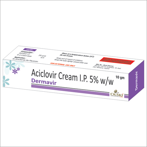 10gm Dermavir Cream By OLCARE LABORATORIES PVT. LTD.