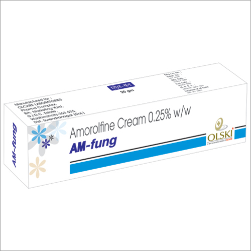 AM-Fung Cream - Amorolfine 0.25% w/w, 10gm Tube | Fungal Treatment, Topical Application