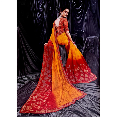 Ladies Party Wear Printed Exclusive Saree