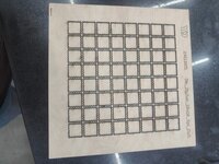 Label Hologram Dies - Metal, Standard Size | Durable Brown Design, Die Casting, 1-year Warranty