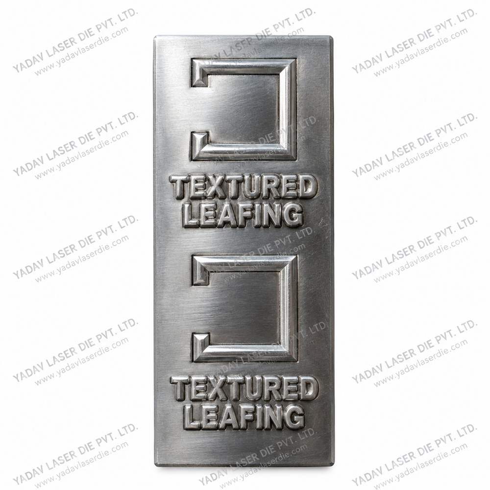Textured Leafing Blocks - Color: Gray
