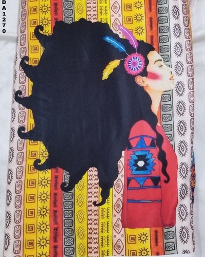 Khadi Rayon Silk Digital Print Fabric