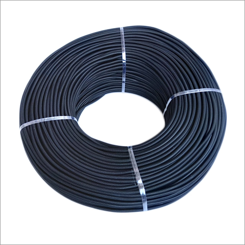 4 Mm Jeera Black Mobile Charger Wire Body Material: Plastic