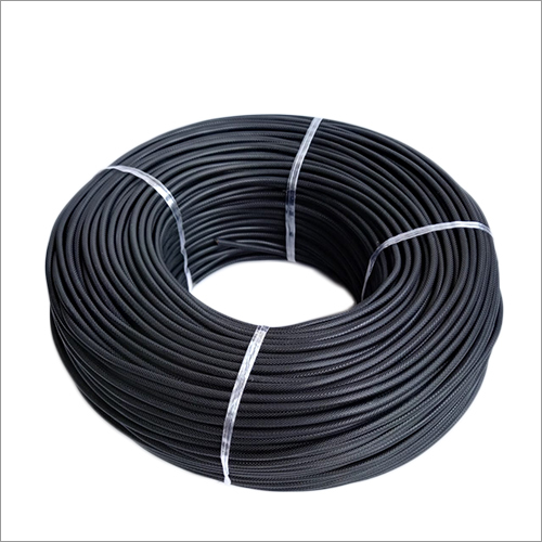 4 Mm Black Mobile Charger Wire Body Material: Plastic