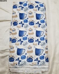 Twill Silk Digital Print Fabric