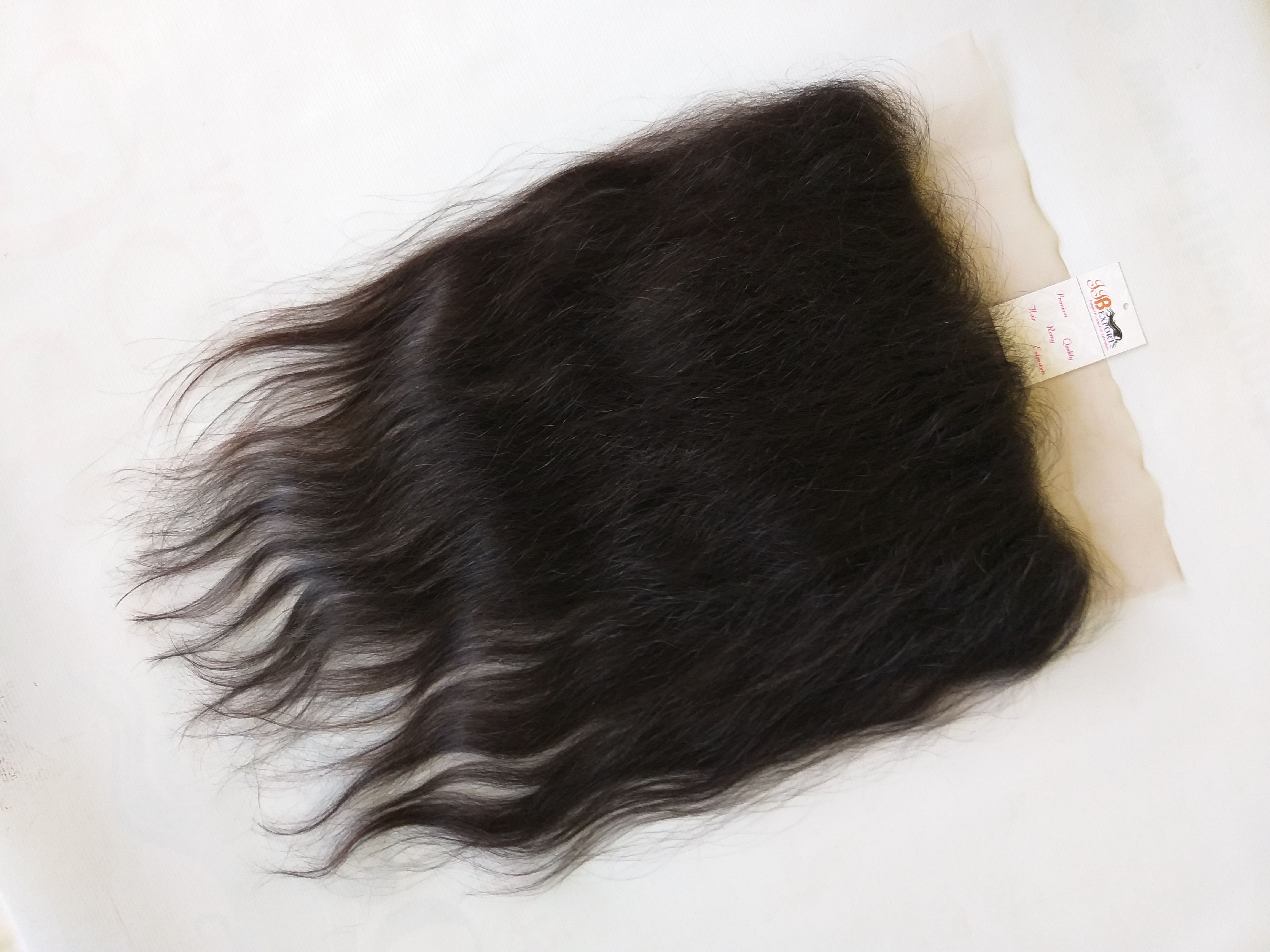 Raw Indian Unprocessed Temple Virgin Human Swiss Hd Lace Frontal Hair