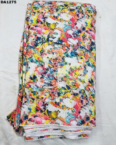 Diamond Silk Digital Print Fabric