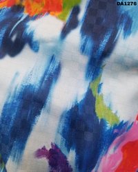 6MM Checks Silk Digital Print Fabric