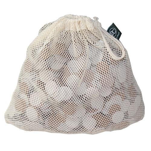 Grocery Vegetable And Fruit Packaging Cotton Mesh Bag Capacity: 2 Kgs Kg/Day