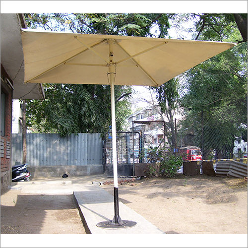 Multicolor Center Pole Awning Umbrella With Stand