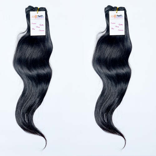 Indian Remy Cuticle Aligned Virgin Straight Human Hair Weave Bundles Machine Weft Extensions