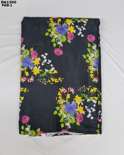 Flower Jacquard Digital Print Fabric