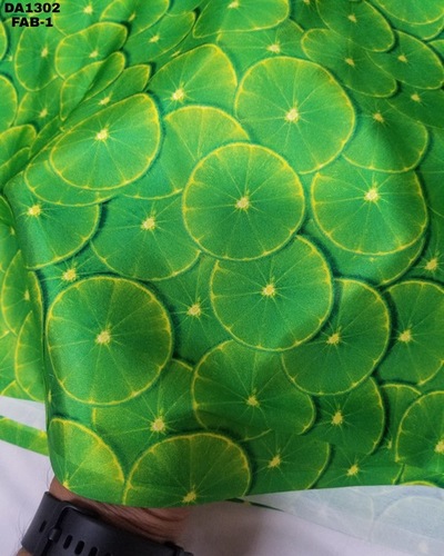 Japan Sartin Silk Digital Print Fabric