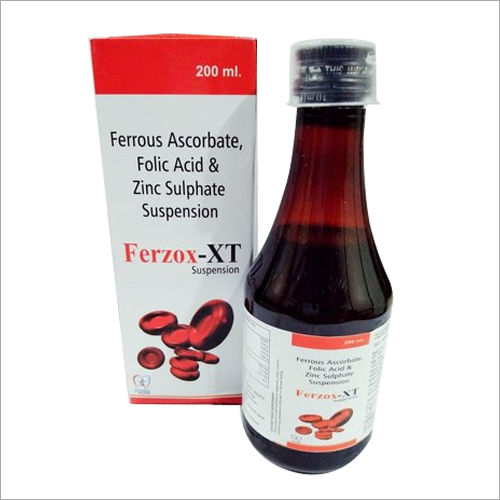200 ml Ferrous Ascorbate Folic Acid And Zinc Sulphate Suspension