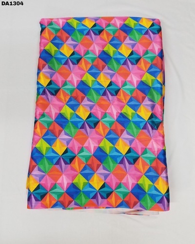 Japan Sartin Silk Digital Print Fabric