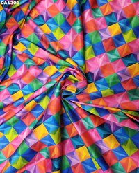 Japan Sartin Silk Digital Print Fabric