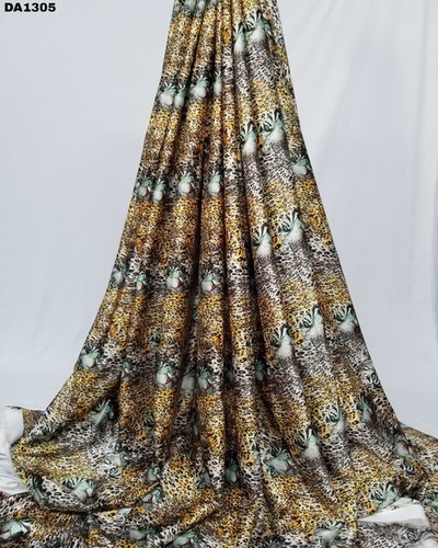 Flora Sartin Silk Digital Print Fabric