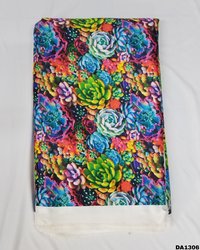 Flora Sartin Silk Digital Print Fabric