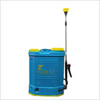 Farmfit Battery Sprayer - 16l Virgin Hdpe Tank, Blue Color | 12v 8ah Power, Stainless Steel Adjustable Lance, Includes Nozzles And Charger