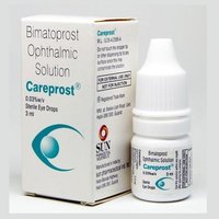 Bimatoprost Eye Drops - Liquid Solution For Intraocular Hypertension And Glaucoma Treatment | Promotes Longer, Thicker, Darker Eyelashes, Suitable For All Ages, Store In A Cool Place