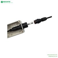 Photovoltaic Solar Panel Inline Fuse Connectors Cable End With TUV Certificate For Solar System Protection