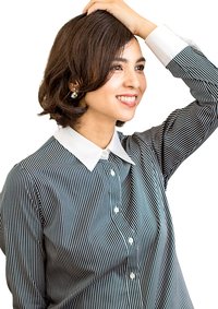 (Premium) Non-iron Cotton Shirt/100% Cotton/ Wrinkle-free/ Collared White