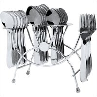 24 Pcs Forever Red Rose Cutlery Stand