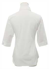 (Premium) Stretch Easy Care/ 1/2 Sleeve/ White