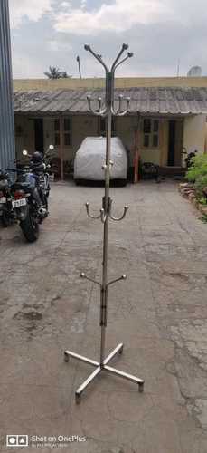 Silver Ss Coat Hanger Stand