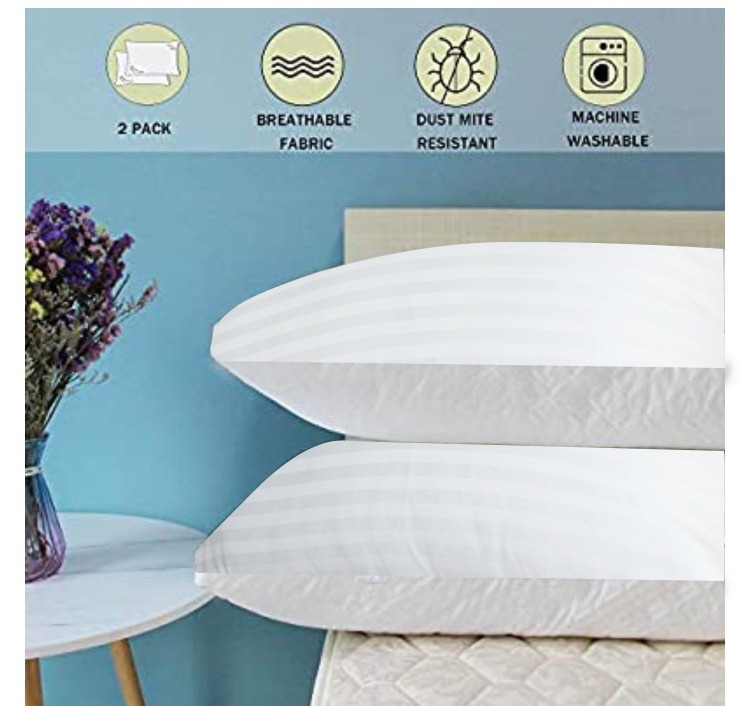 Satin Stripe Pillow Cover