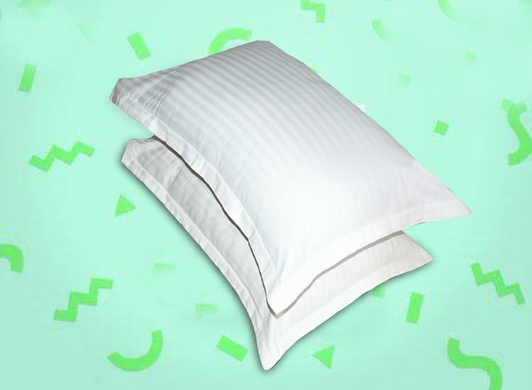 Satin Stripe Pillow Cover