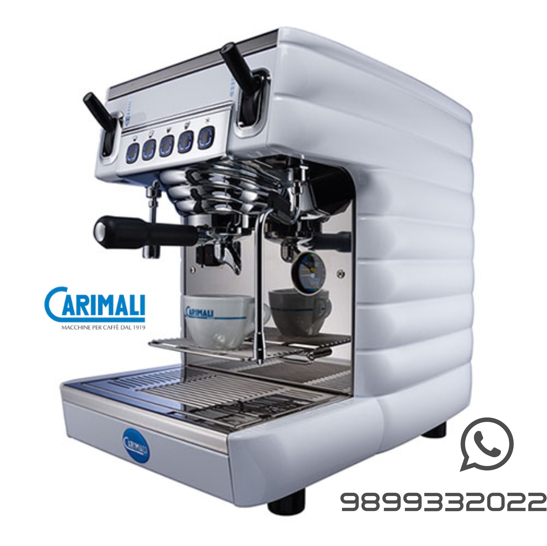 Carimali Bubble Single Grp Coffee Machine For Cafe