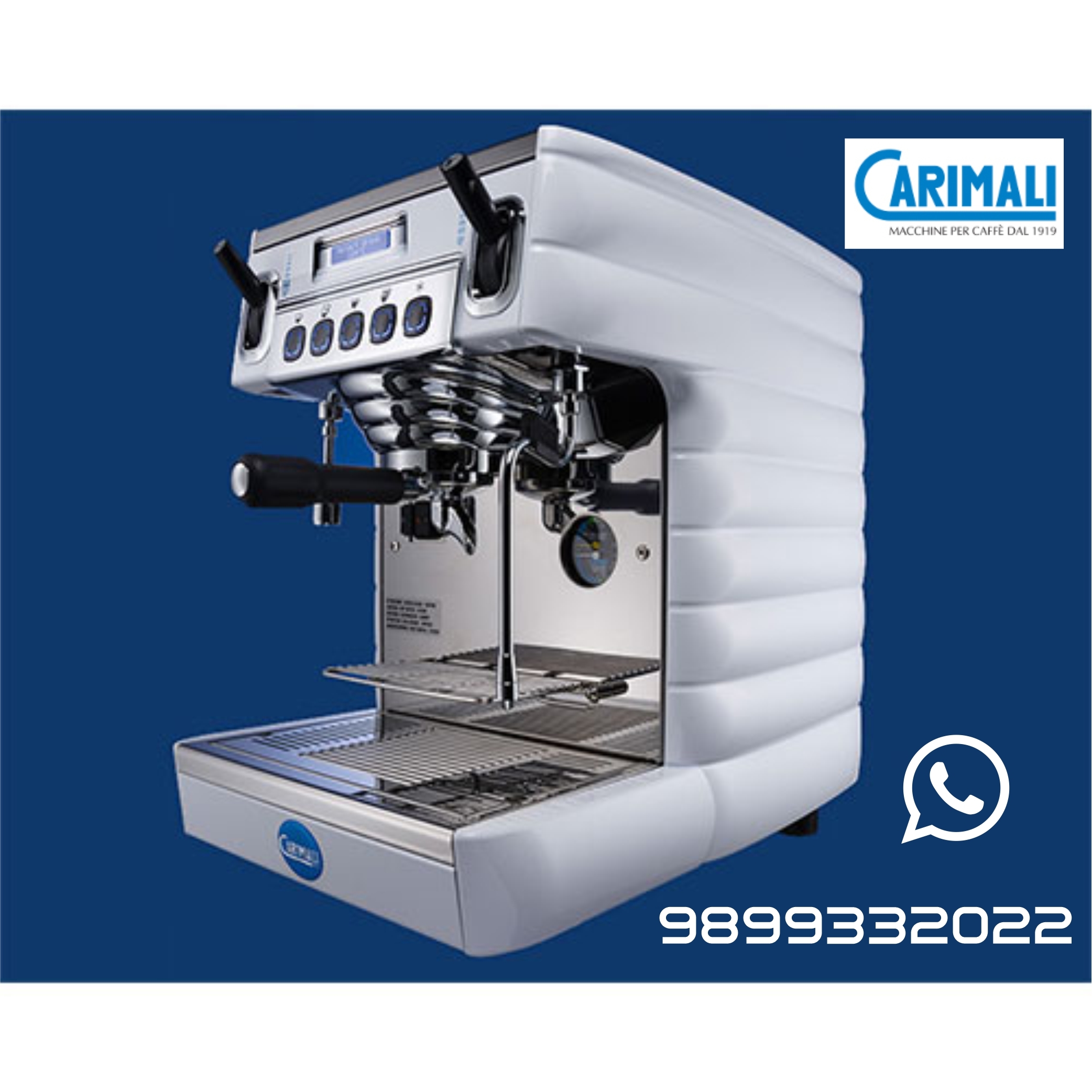 Carimali Bubble Single Grp Coffee Machine For Cafe