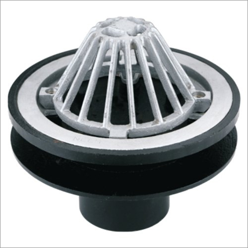 Dome Type Roof Drain Cast Iron Body with Aluminum Dome