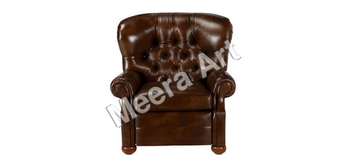 One Seater Leather Sofa