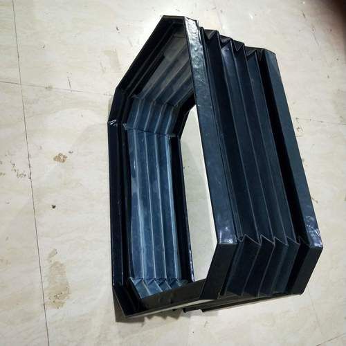 Black Rectangular Flexible Bellows Cover