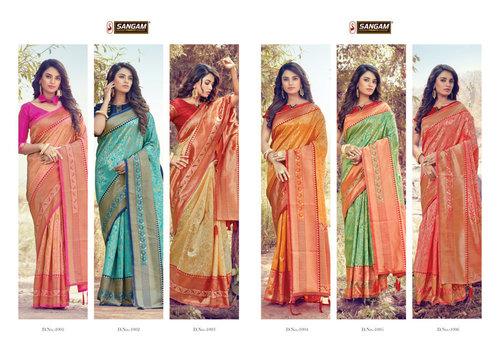 Tanishq Party Wear Silk Weaving Work Sarees - Art Silk, 5.50 Mtr Length, 0.80 Mtr Blouse Piece | Elegant Bollywood Style, Perfect for All Seasons