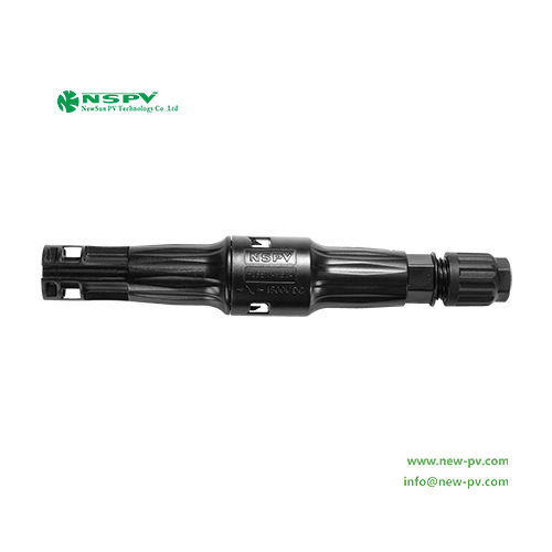 NSPV 4F1-15 Solar Fuse Connectors 1500VDC TUV Certified Male Cable Connectors Solar End For Overcurrent Protection