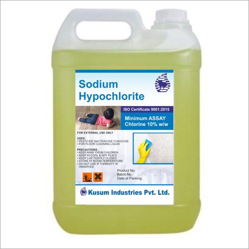 5 Ltr Sodium Hypochlorite Solution Grade: Industrial Grade