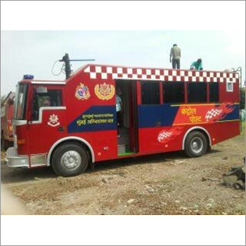 Red Command Control Vehicle