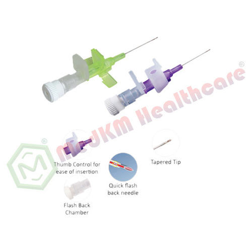 Iv Cannula/catheter With Small Wings And Without Injection Port