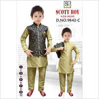 Washable Kids Boys Sherwani Dress