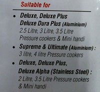Prestige Mini Sealing Ring Gasket